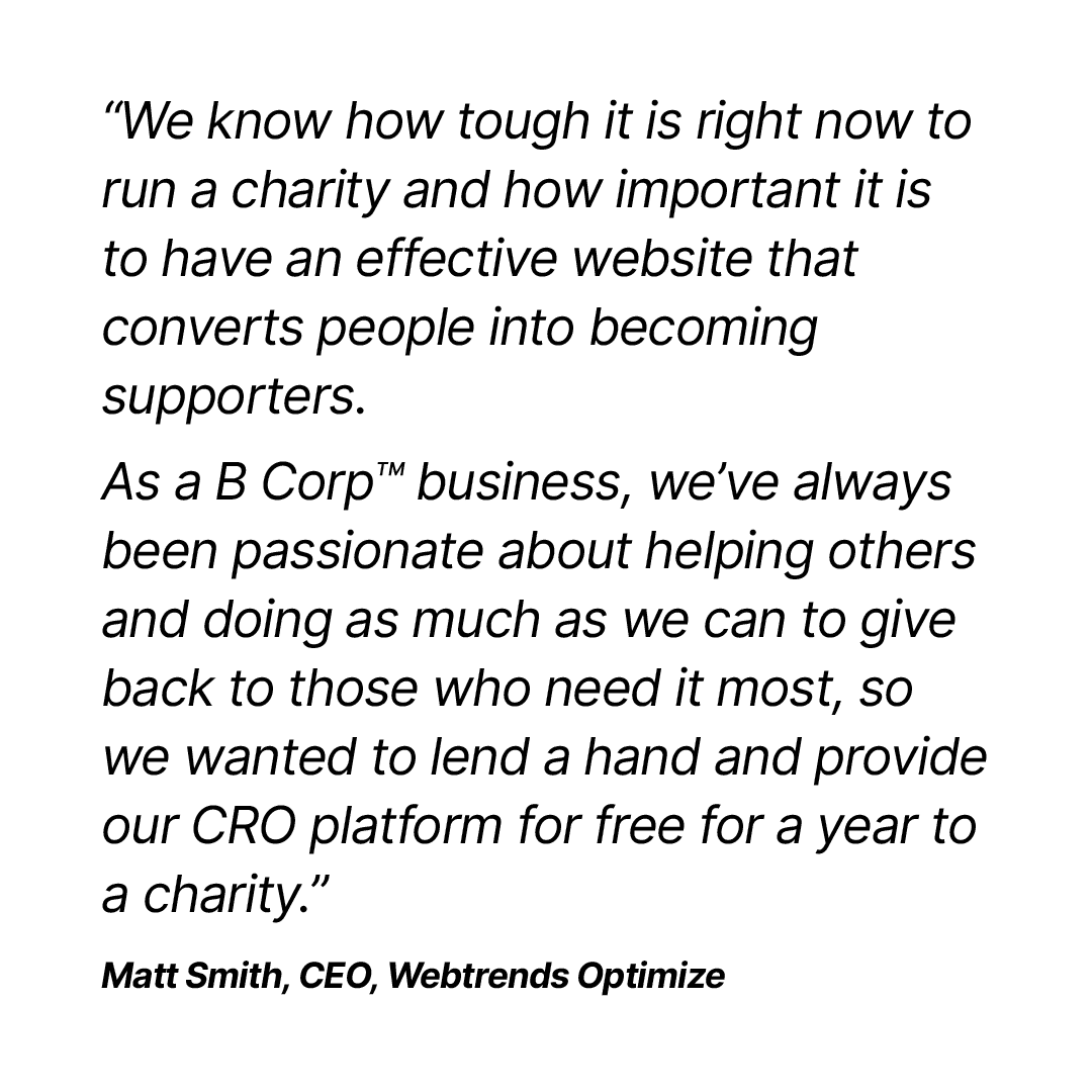 Quote from CEO Matt Smith